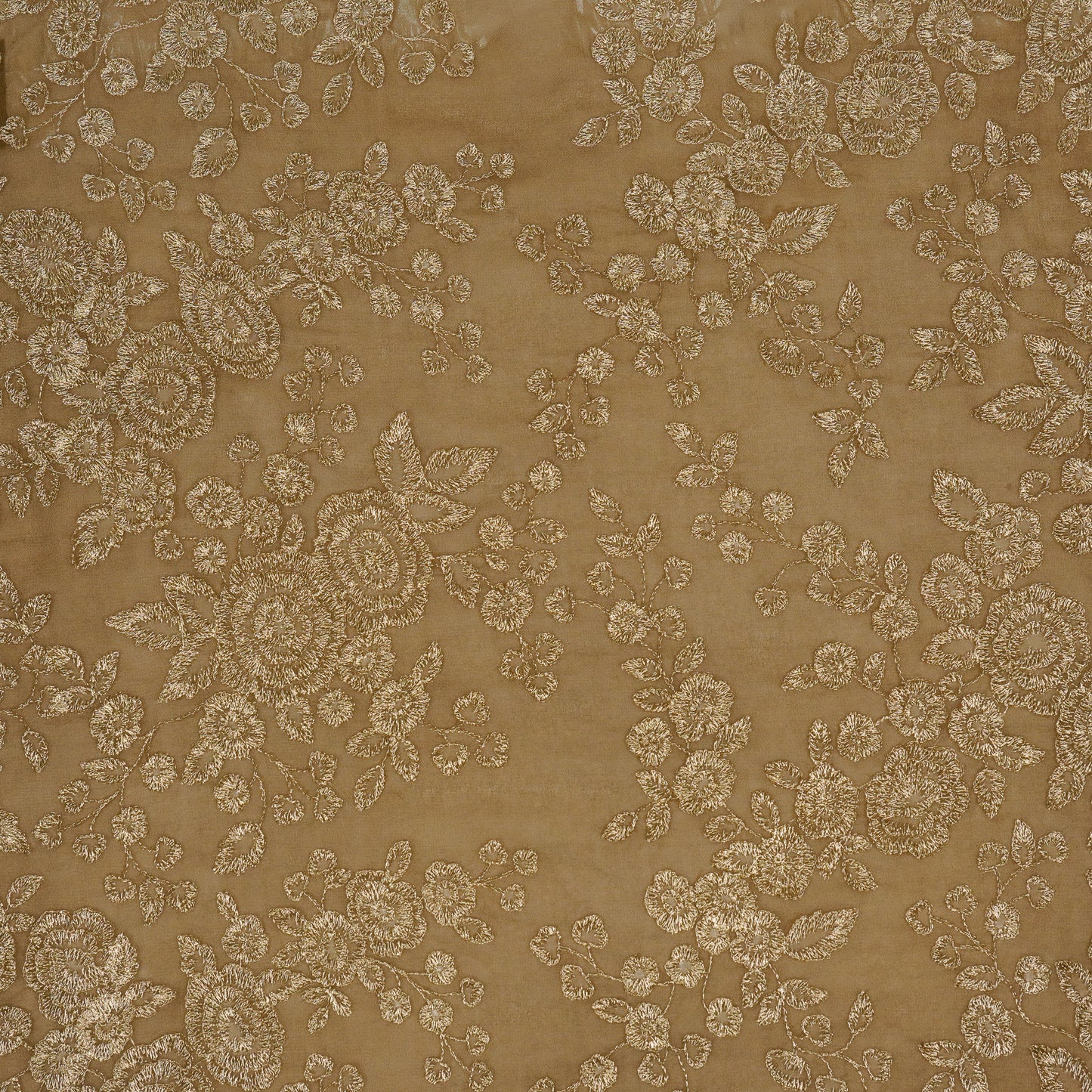 Mahnoor Mouse Viscose Georgette Embroidered Fabric in Jaal Pattern