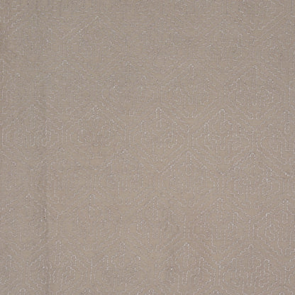 Valiga Grey Chanderi Embroidered Fabric in Jaal Pattern